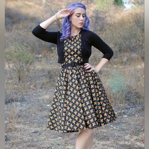Pinup Couture | Dresses | Fleur De Lis Harley Swing | Poshmark
